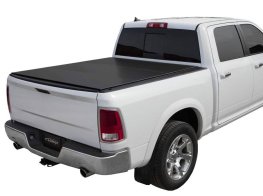 2019-2026 RAM 2500/3500 W/O RamBox, W/6ft 4" Bed, LOMAX® All Metal, Tri-Fold Tonneau Cover (Matte Black) 2019-2026 RAM 2500/3500 W/O RamBox, W/6ft 4" Bed, LOMAX® All Metal, Tri-Fold Tonneau Cover (Matte Black)